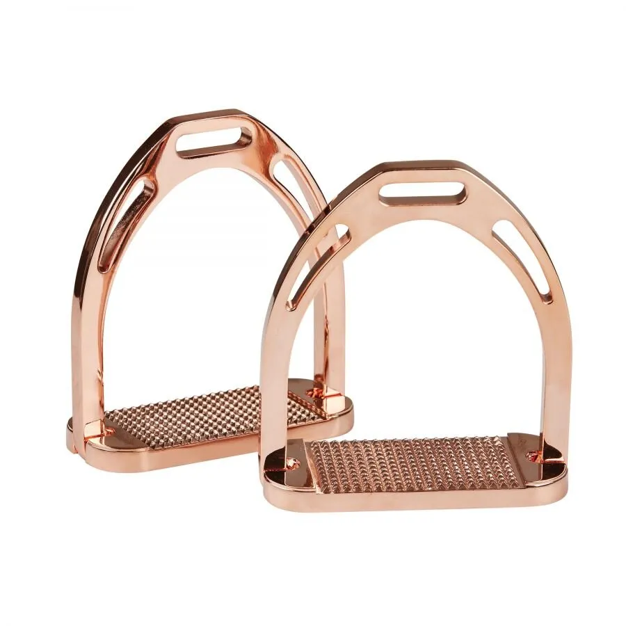 Korsteel Rose Gold Aluminium Stirrups