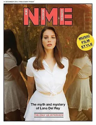 LANA DEL REY Photo Cover interview UK NME MAGAZINE DECEMBER 2015