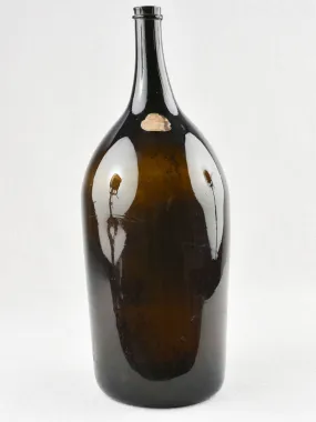 Large Dark Opaque Glass Bottle for vinegar 11/12 -  23¾"