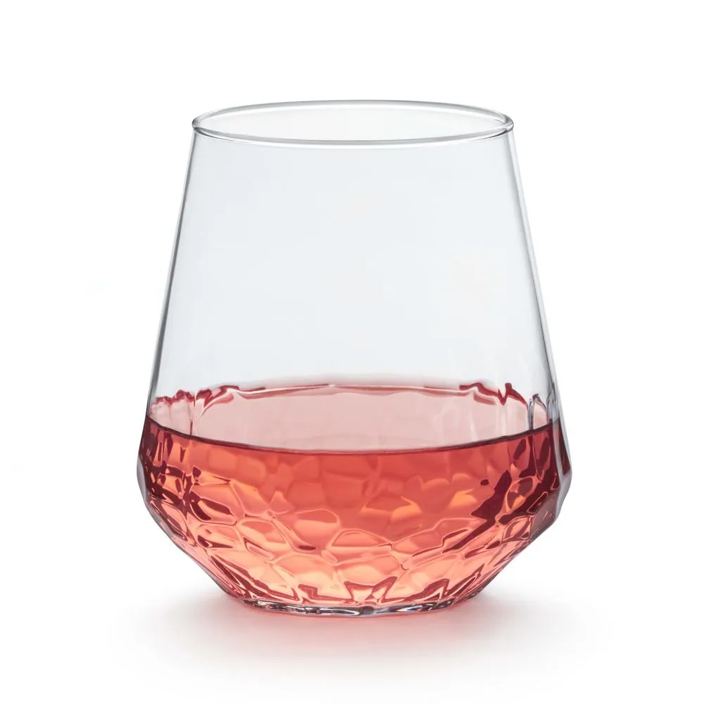 Libbey Bujarda 17.75 Oz Hammered Stemless Wine Glass, 12 /Case