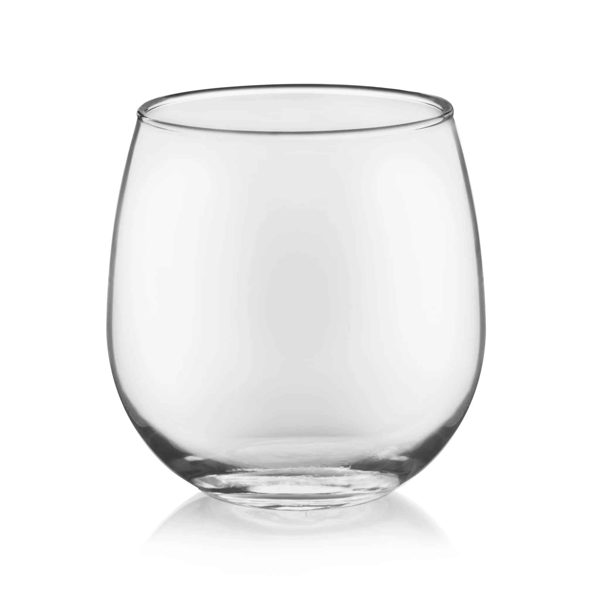 Libbey Stemless Red Wine Glasses, 16.75 ounce, Set of 8