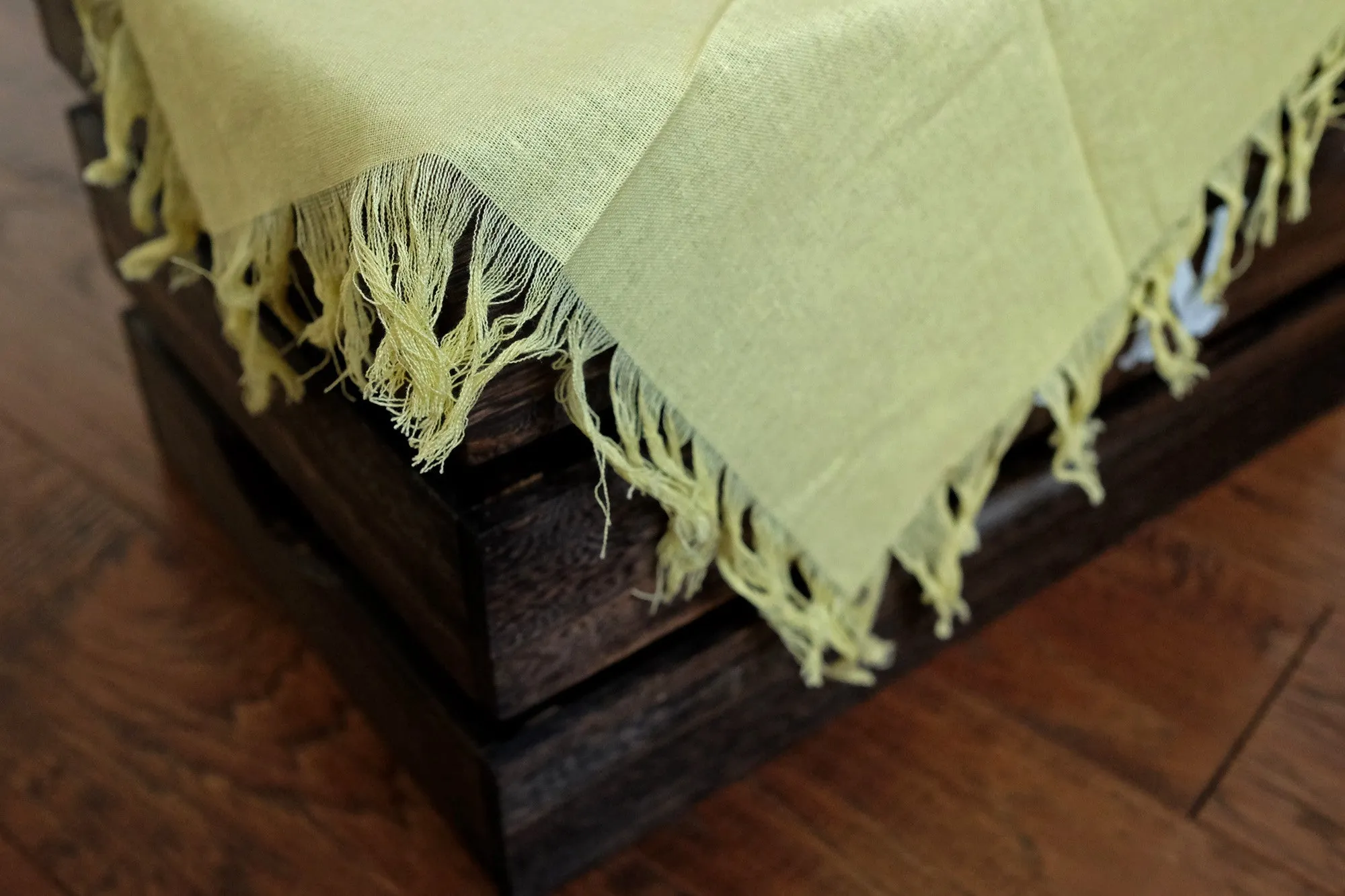 Linen Blanket - Yellow