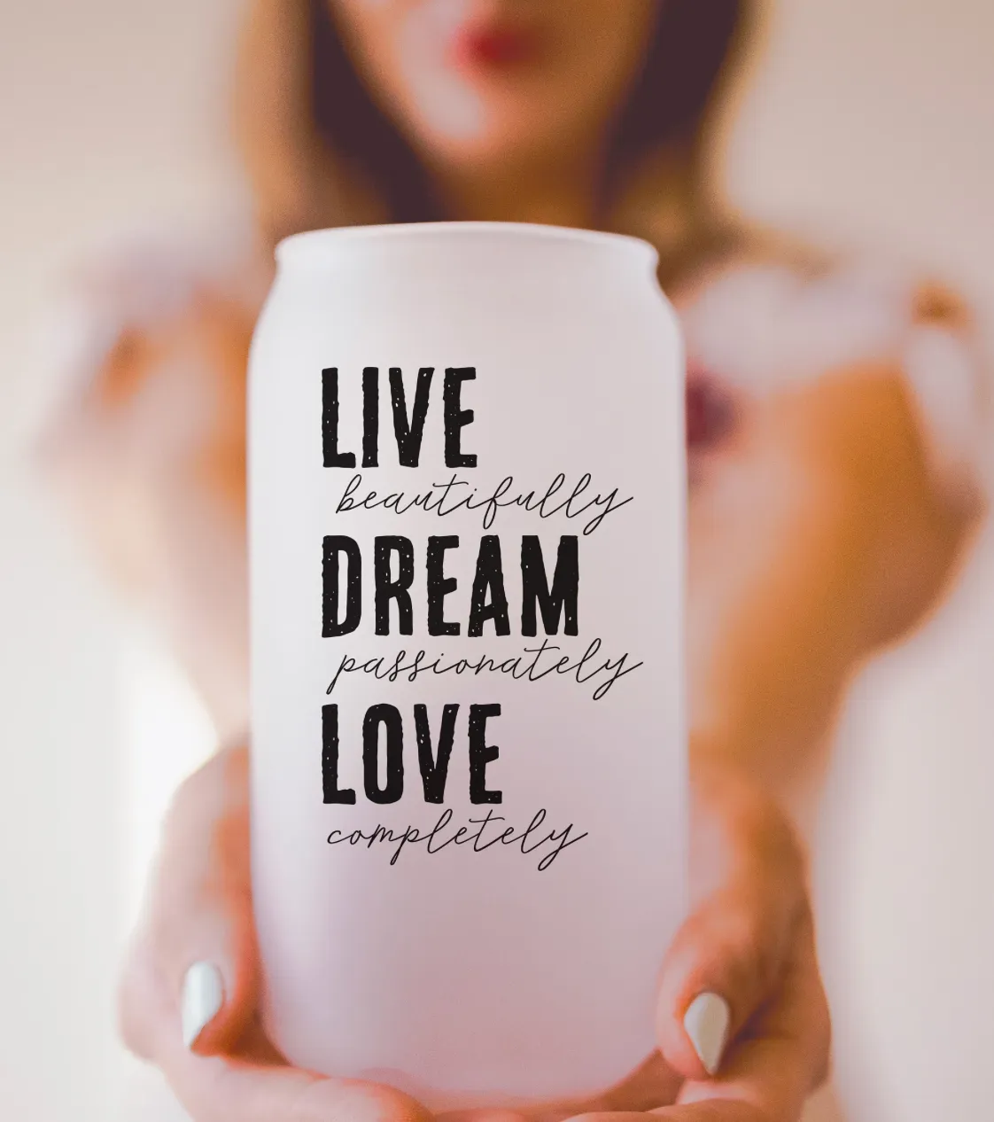 Live Dream Love Can Cup