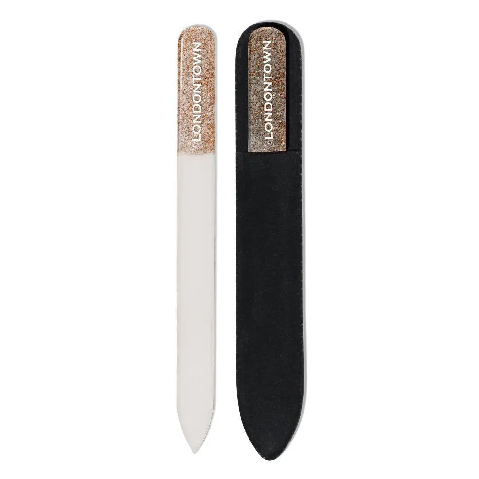 Londontown - Gold Glitter Glass Nail File