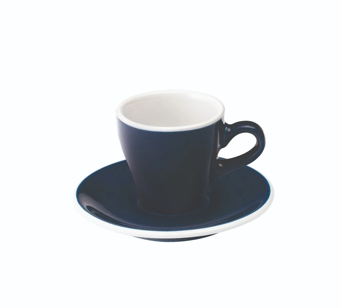 Loveramics Tulip Style Cappuccino Cup & Saucer - Denim (6oz/180ml)