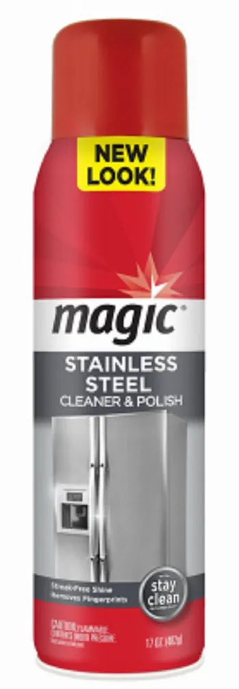 Magic 3062 17 oz Aerosol Stainless Steel Cleaner - Quantity of 6