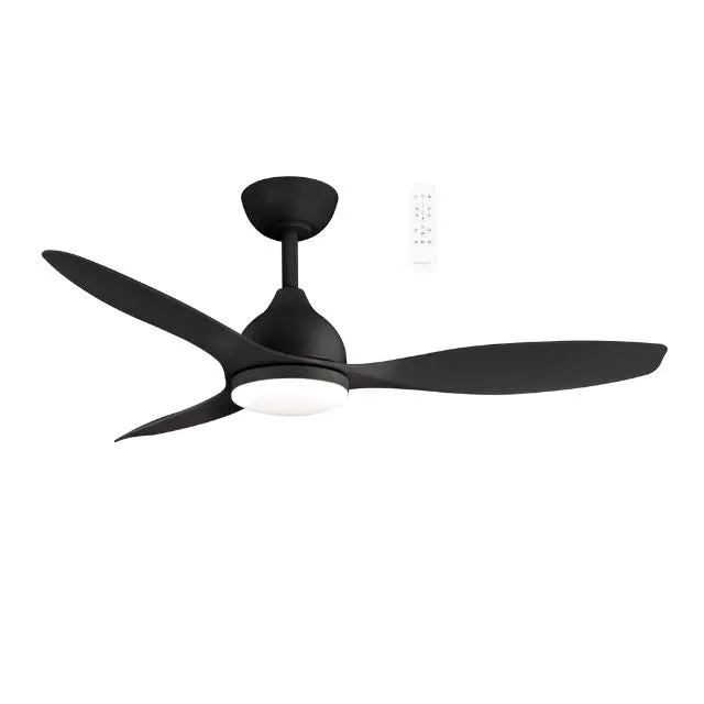 Martec Elite DC 1220mm Ceiling Fan with LED Light Matt Black