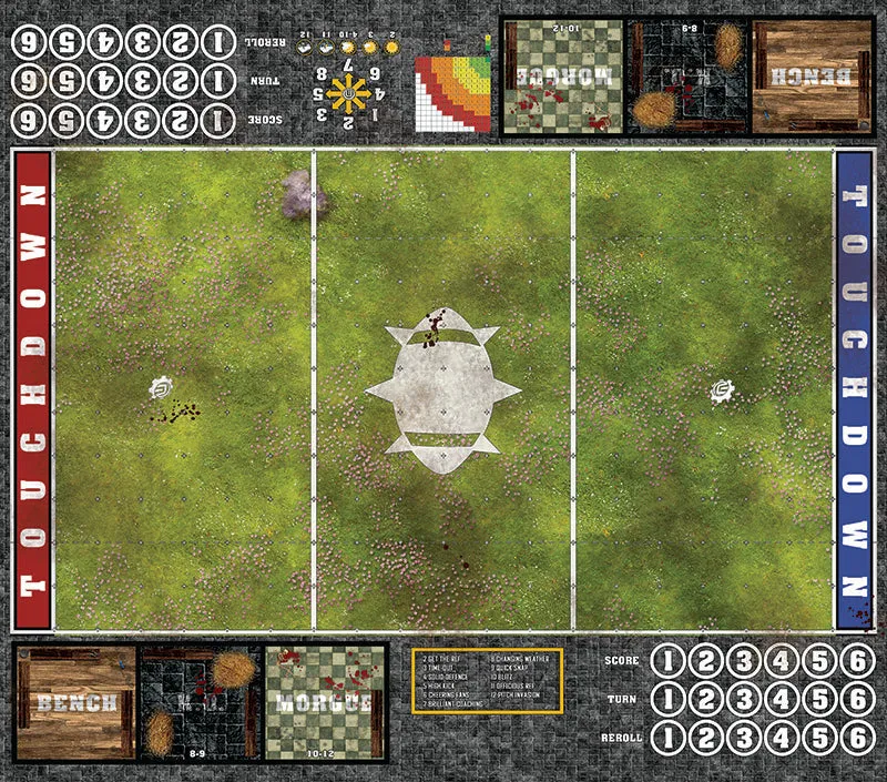 Mats by Mars: Cherry Blossom Grove Fantasy Football Play Mat / Pitch