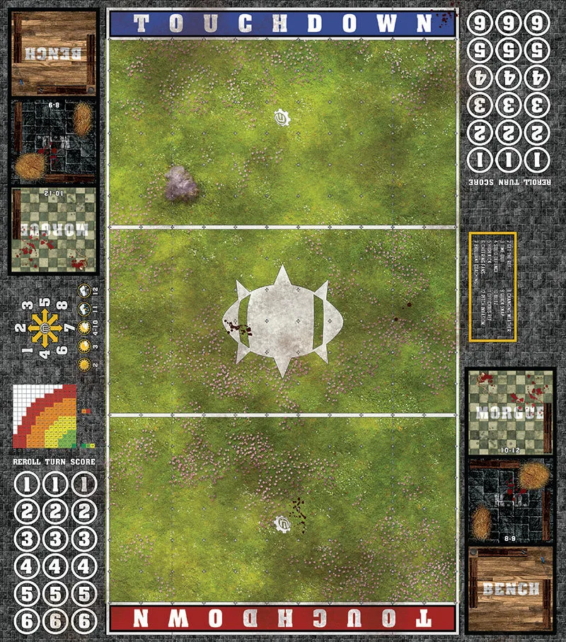 Mats by Mars: Cherry Blossom Grove Fantasy Football Play Mat / Pitch