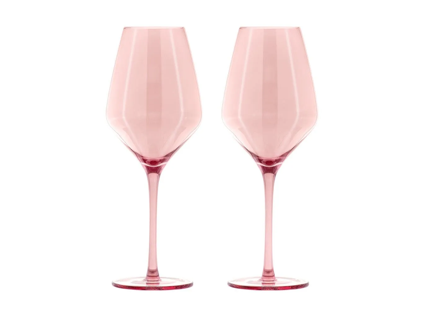 Maxwell & Williams Glamour Wine Glass 520ML Set of 2 Pink Gift Boxed