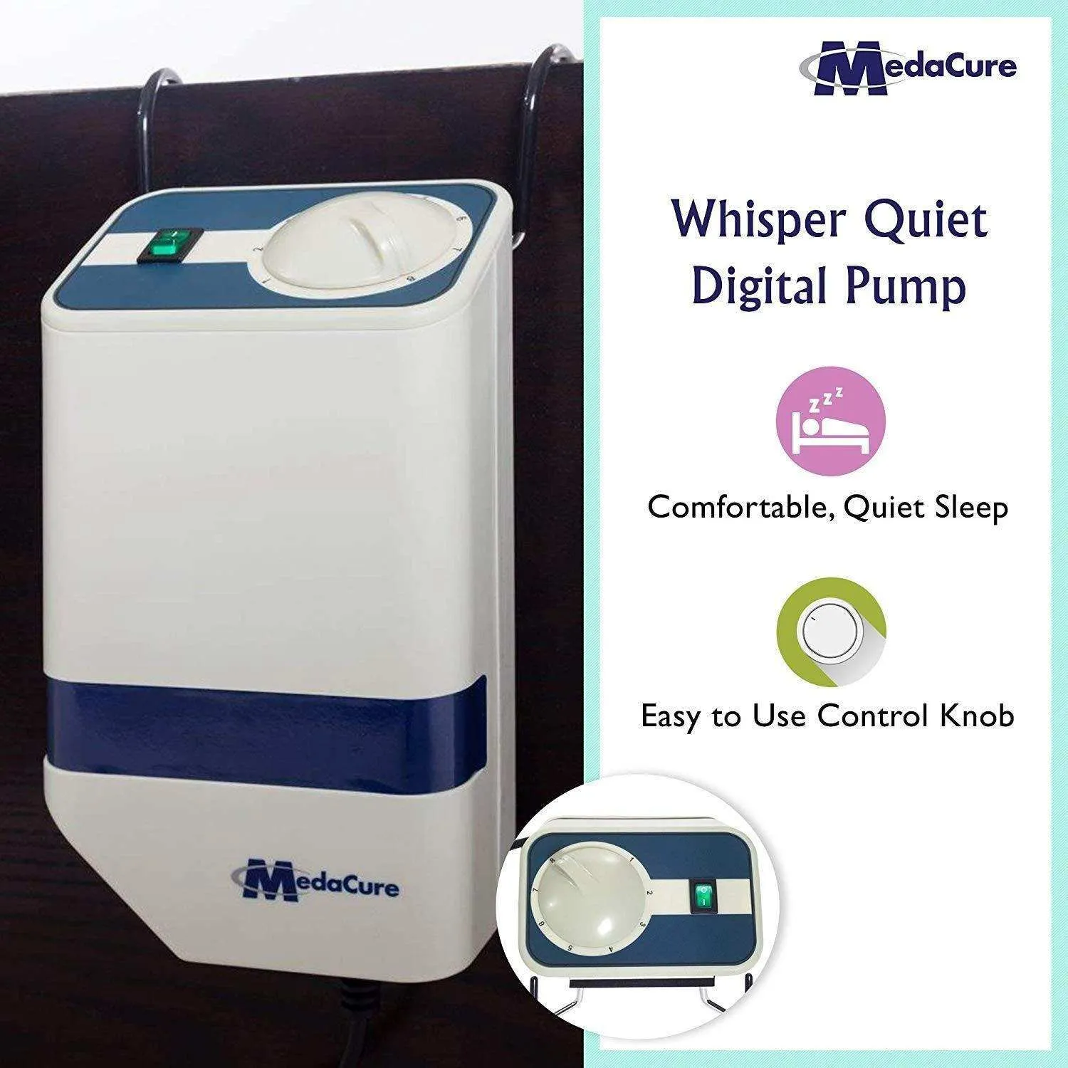 MedaCure Alternating Pressure Mattress Overlay with Pump