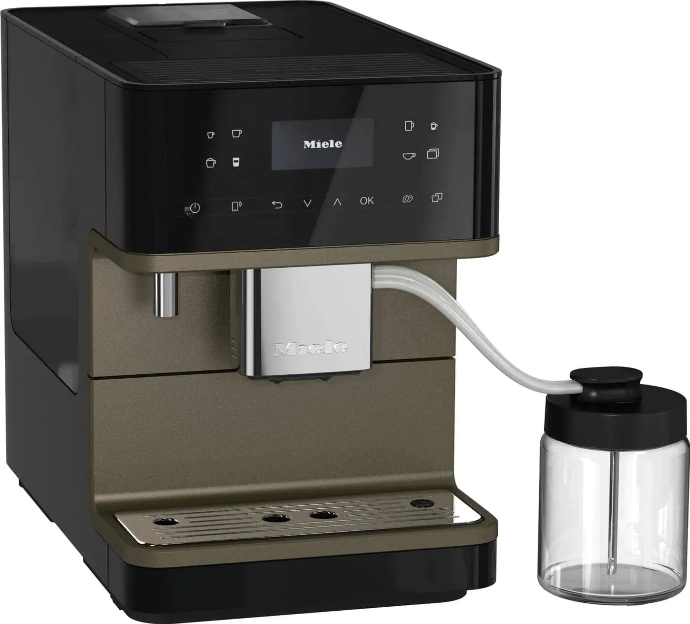 Miele CM6360 Espresso Machine - Obsidian Black   Bronze Pearl