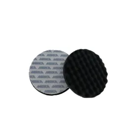 Mirka Polishing Foam Pad Black M Waffle 150mm (Pack of 2)