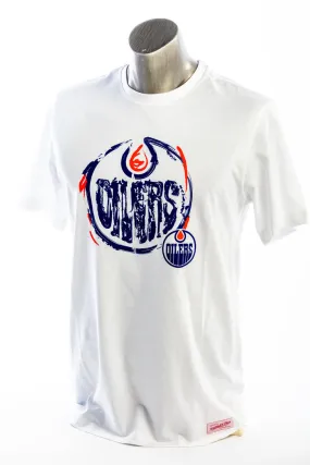 Mitchell & Ness Men's NHL Edmonton Oilers Scribbles T-Shirt