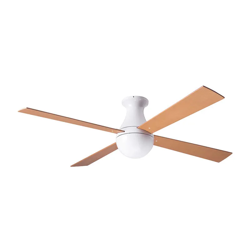 Modern Fan Ball Flush 52" Ceiling Fan - No Light