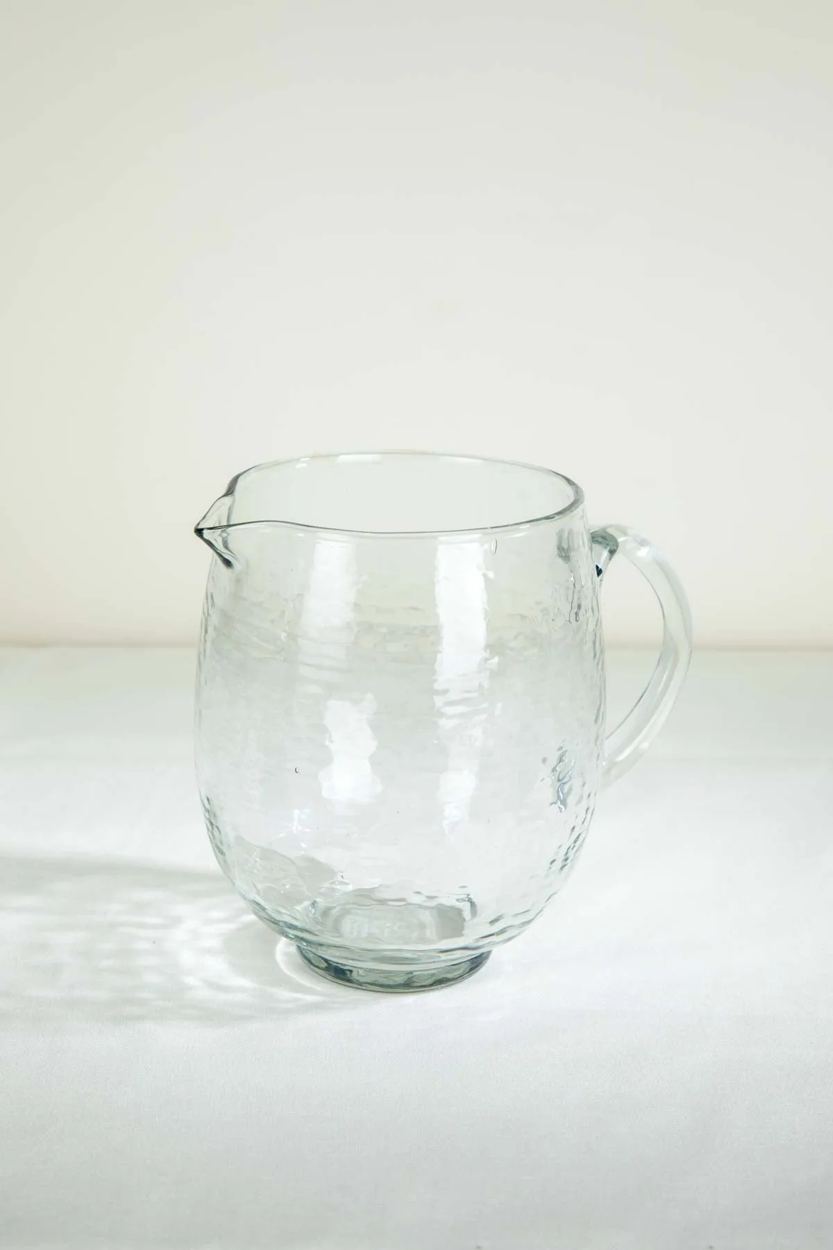 Moonlit Glass Pitcher