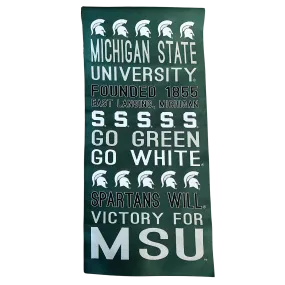 MSU Embroidered Wall Banner