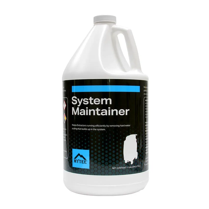 Mytee® System Maintainer Descaler for Carpet Extractors (1 Gallon Bottles) - Case of 4