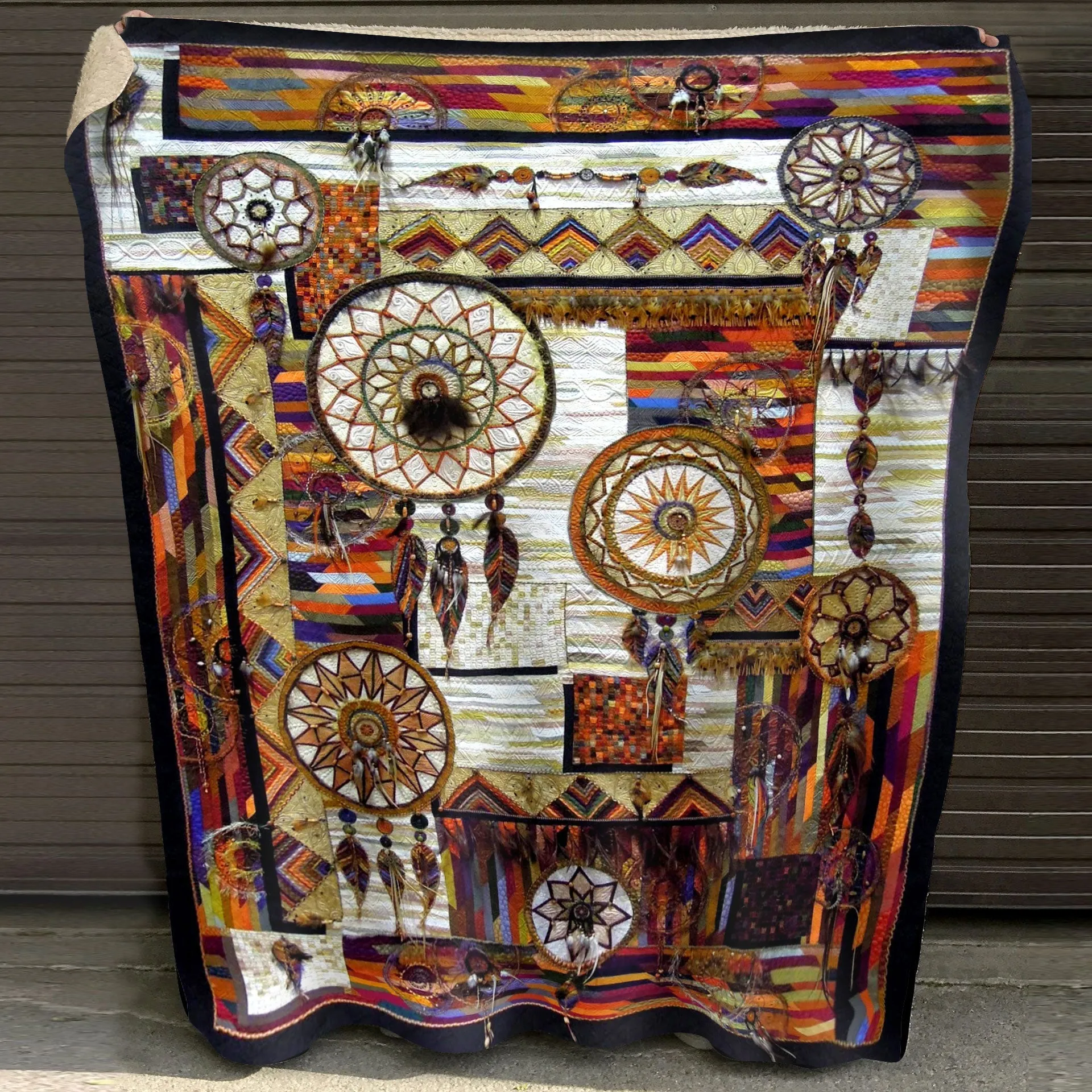 Native Dreamcatcher Fleece Blanket WCS