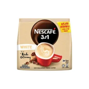 Nescafe White 3in1 Rich & Creamy Premix 20 Stik Instant Coffee 640g