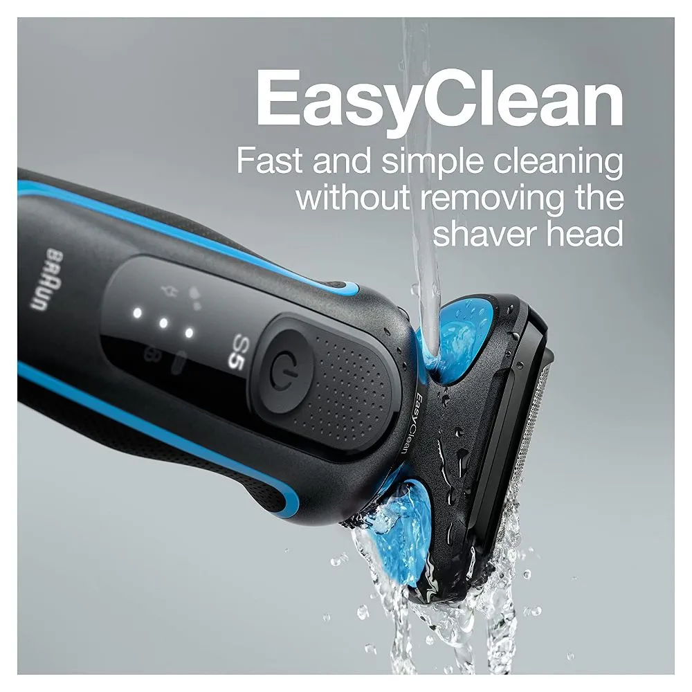 New - Braun Series 5-5018s Men's Rechargeable Wet & Dry Electric Foil Shaver