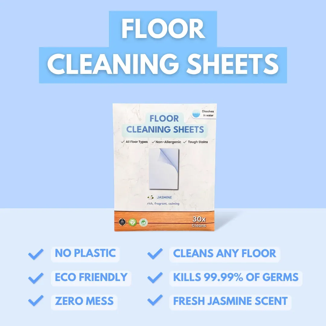 NEW - Floor Cleaning Sheets (up to 30x Washes)