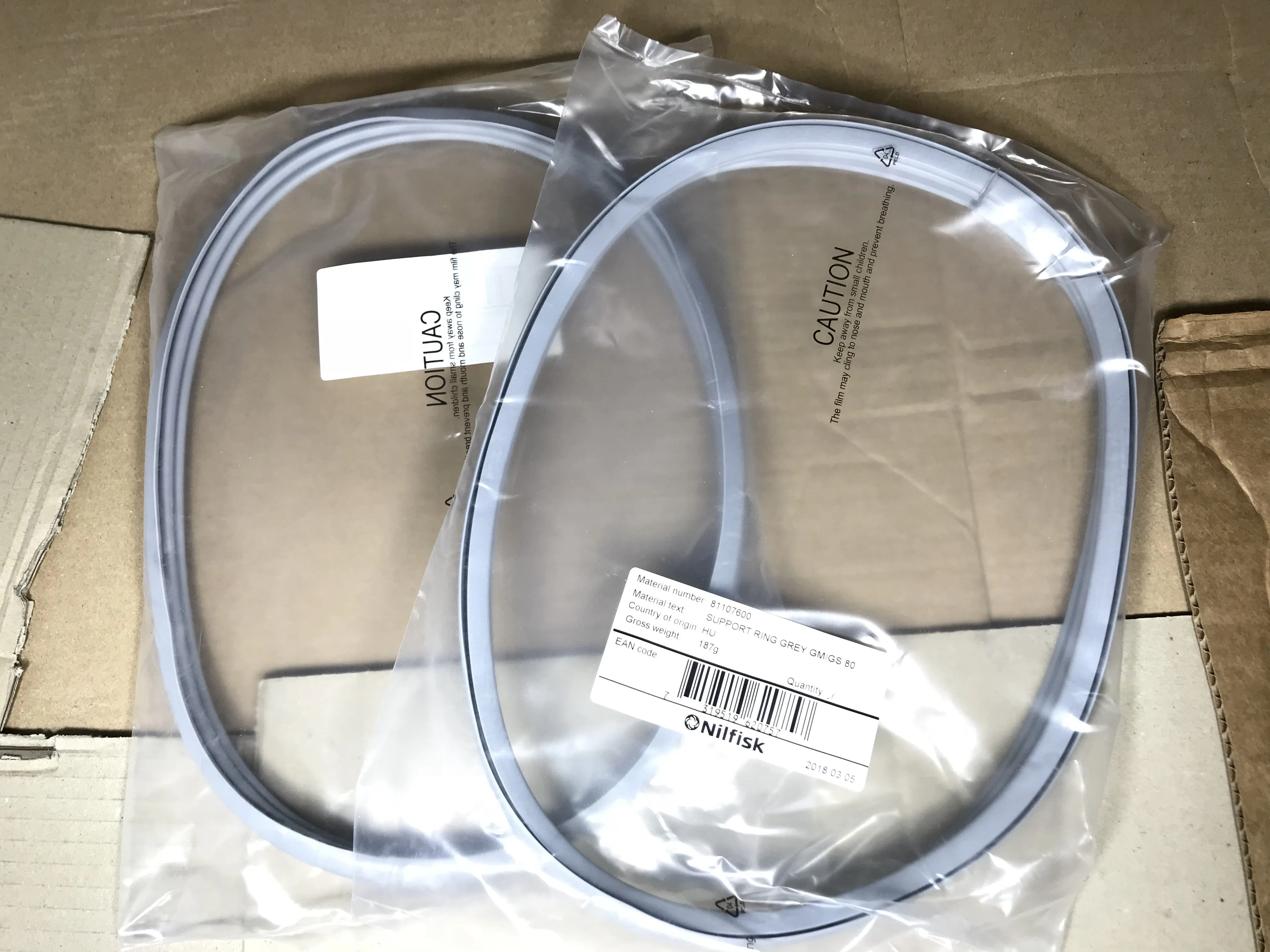 Nilfisk and Tellus GA70 and GM80 Container Seal Rubber Ring