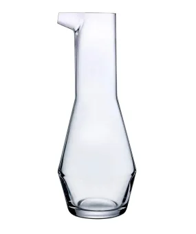 NUDE Glass Beak Water Carafe Water/Wine Decanter Lead-Free Crystal (Clear)