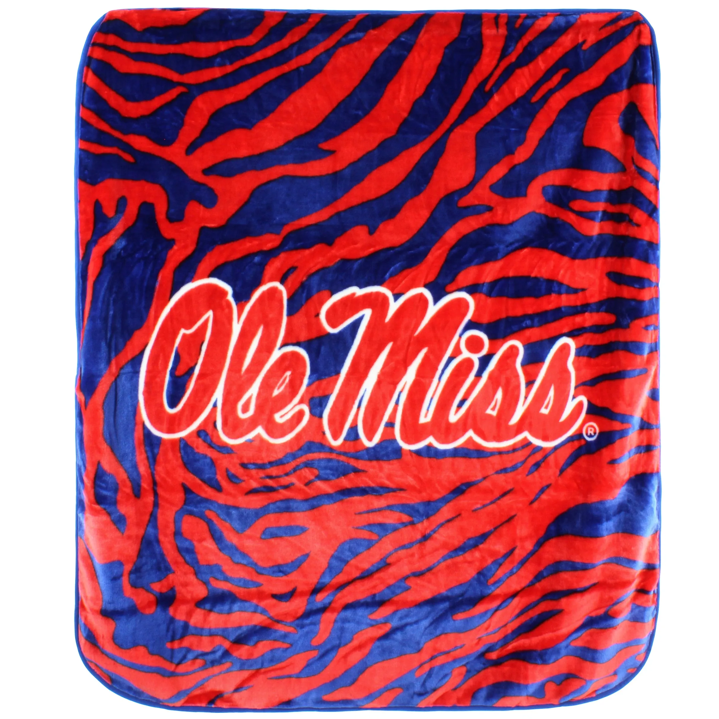 Ole Miss Rebels Raschel Throw Blanket