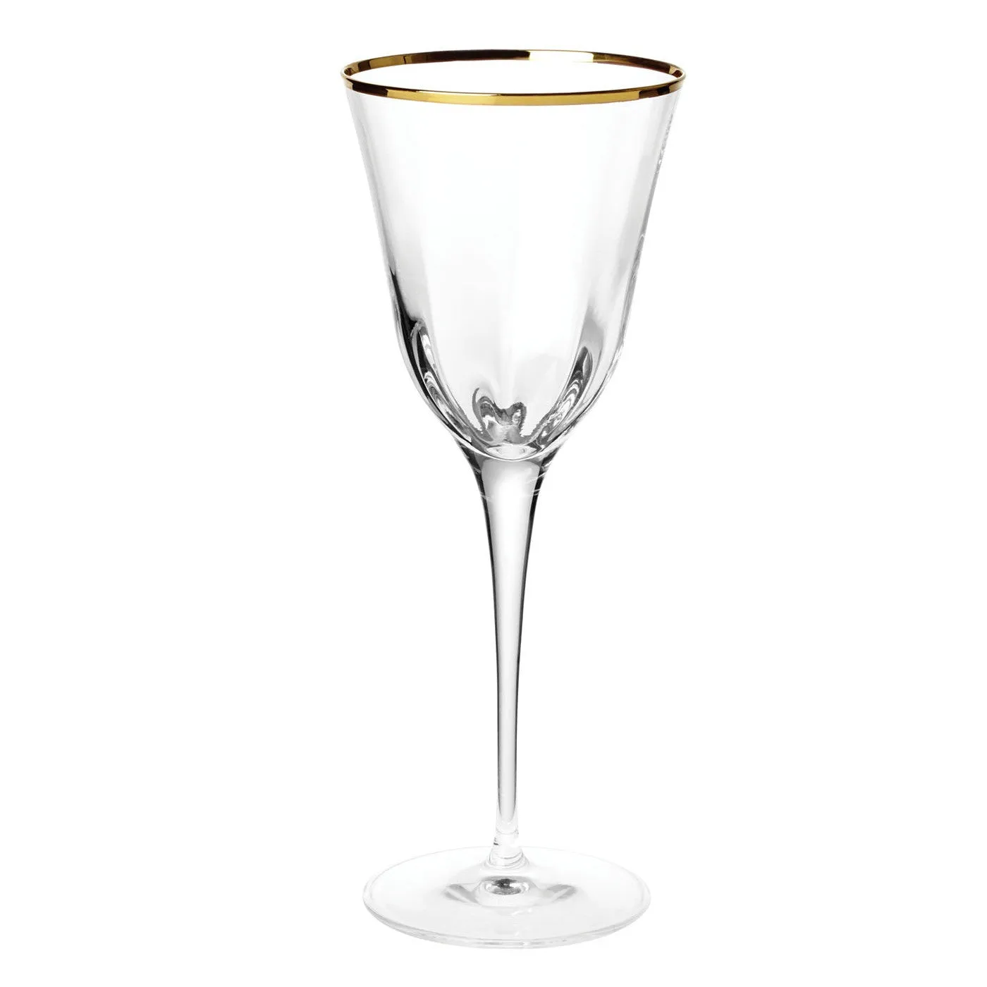 Optical Gold Water Glass