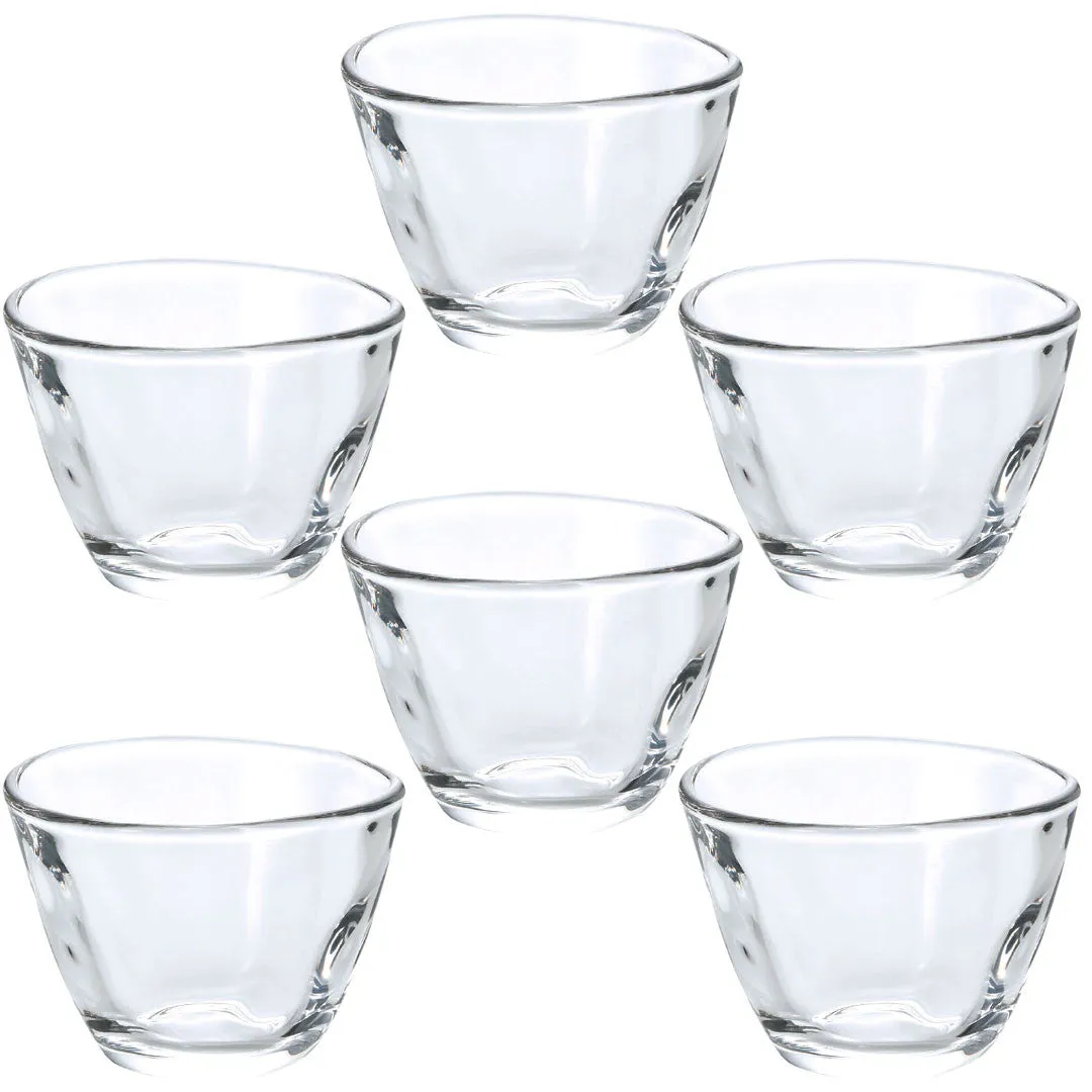 Organic Shaped Glass Sake Cup 2.5 fl oz (Set of 6)