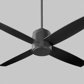 Oslo 52" 4 Blade Ceiling Fan - Black