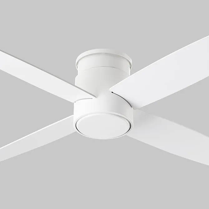 Oslo 52" Hugger Ceiling Fan - White