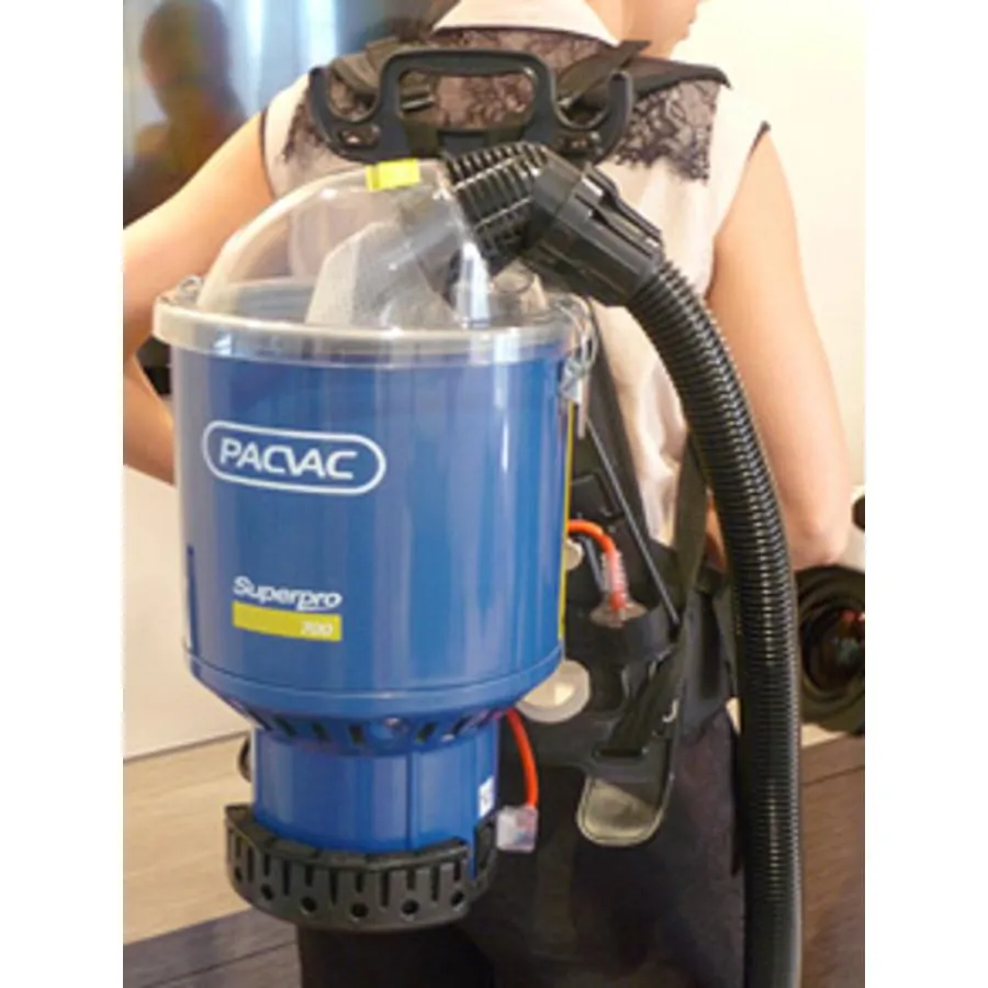 PACVAC Superpro Backpack Vacuum Cleaner Complete Comfortable Harness Kit