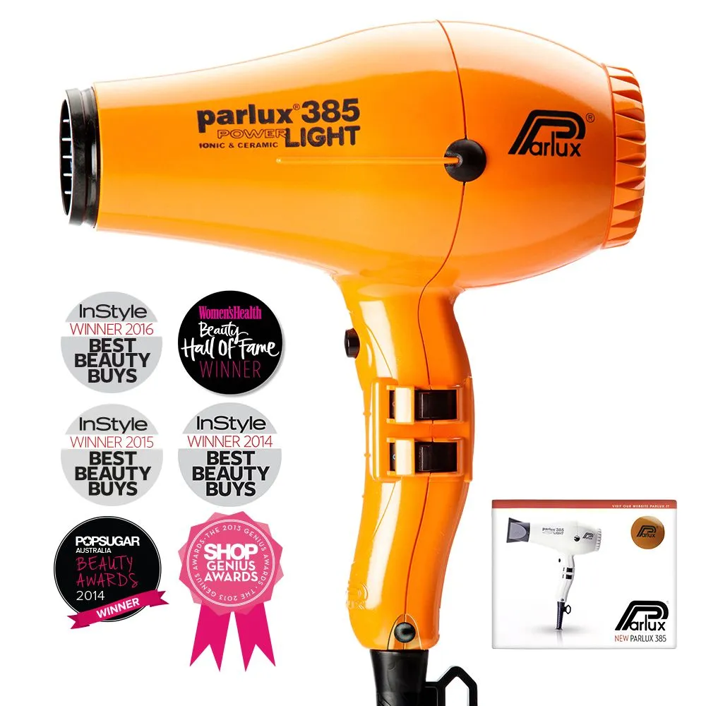 Parlux 385 Powerlight Ceramic & Ionic Dryer 2150W - Orange