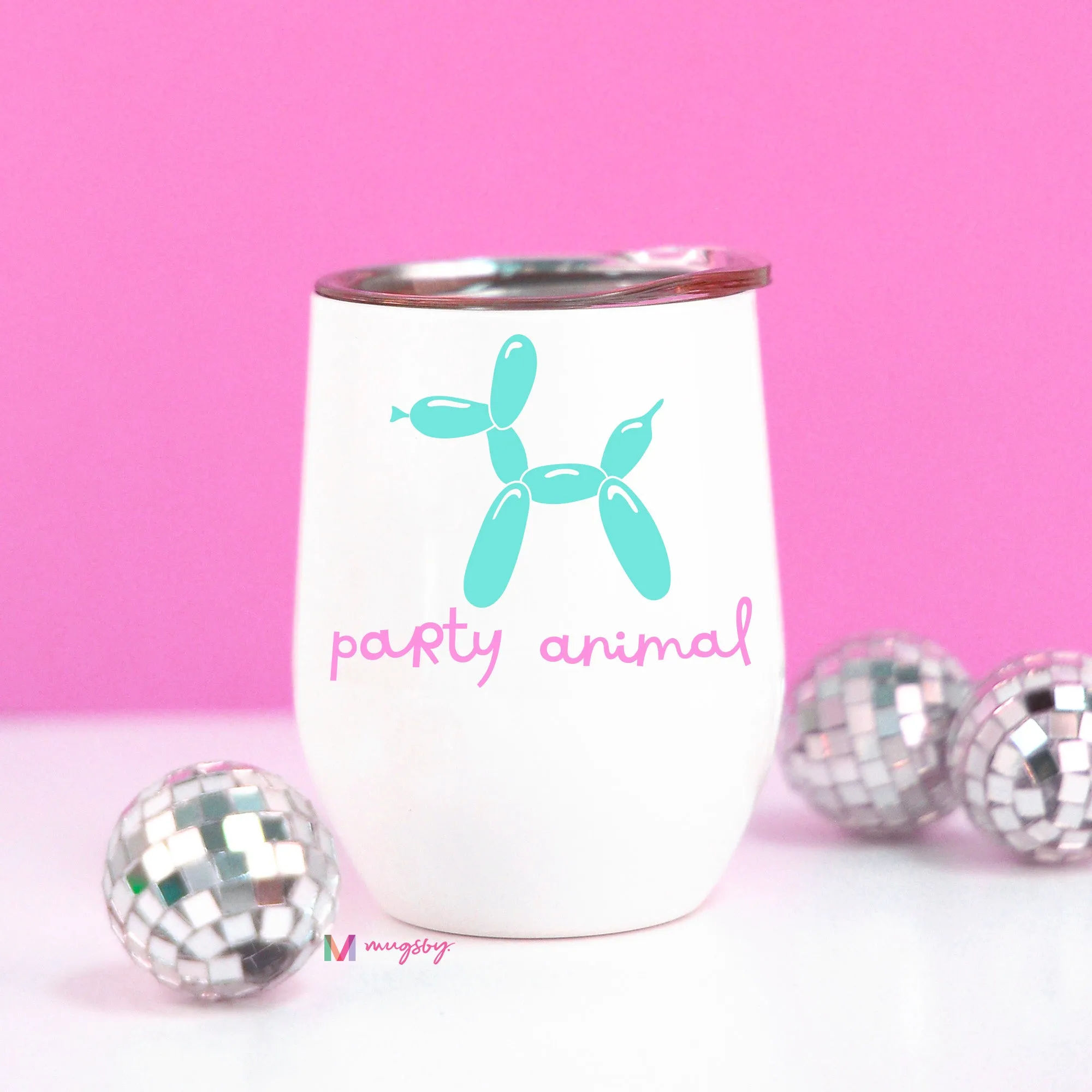 Party Animal Funny Balloon Animal Wine Cup