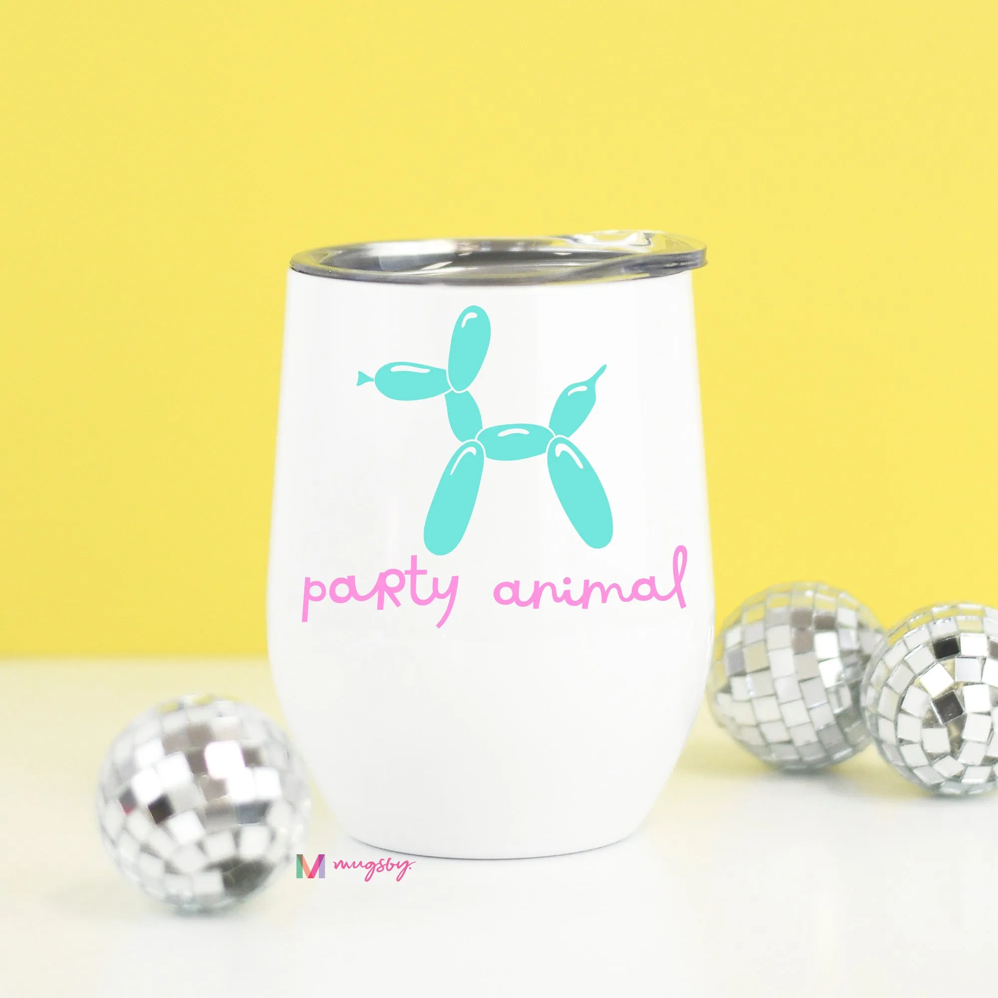 Party Animal Funny Balloon Animal Wine Cup