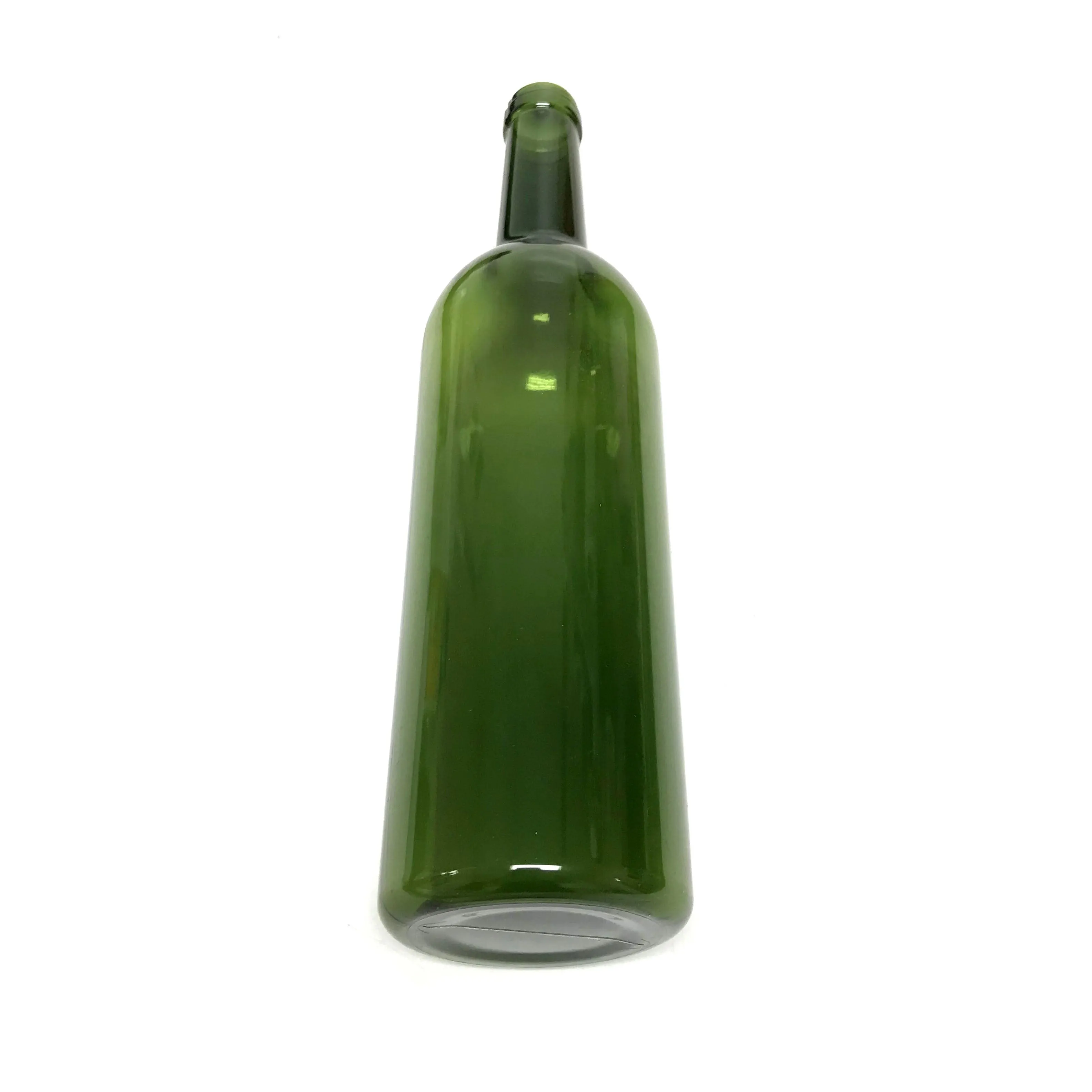 Plastic PVC Lightweight Break Resistant Green Wine Bottle Stunt Prop - DARK GREEN translucent