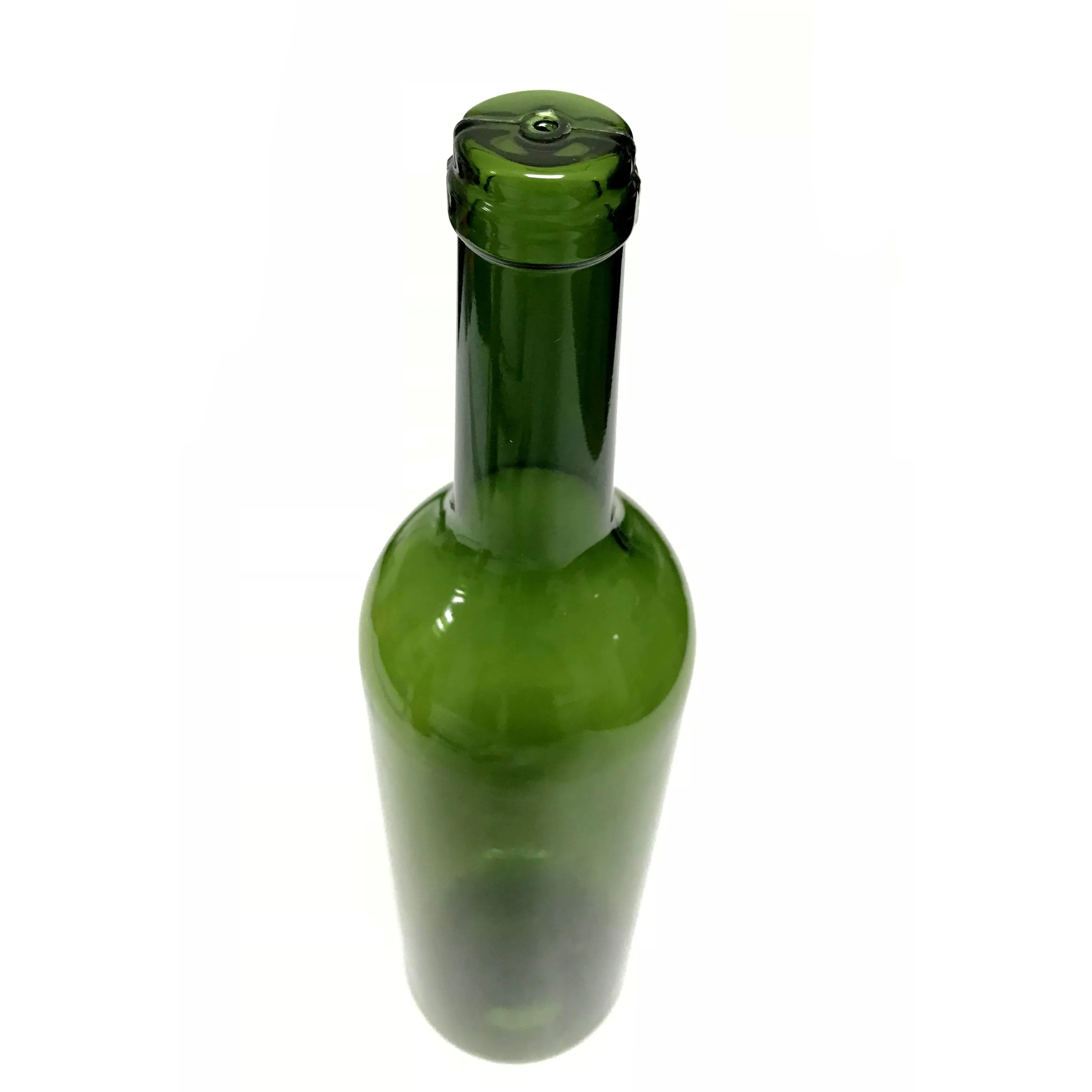 Plastic PVC Lightweight Break Resistant Green Wine Bottle Stunt Prop - DARK GREEN translucent