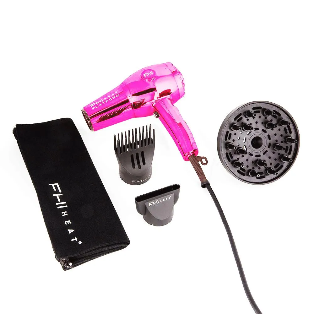 Platform 1900 Nano Lite Pro Hair Dryer: Pink Chrome