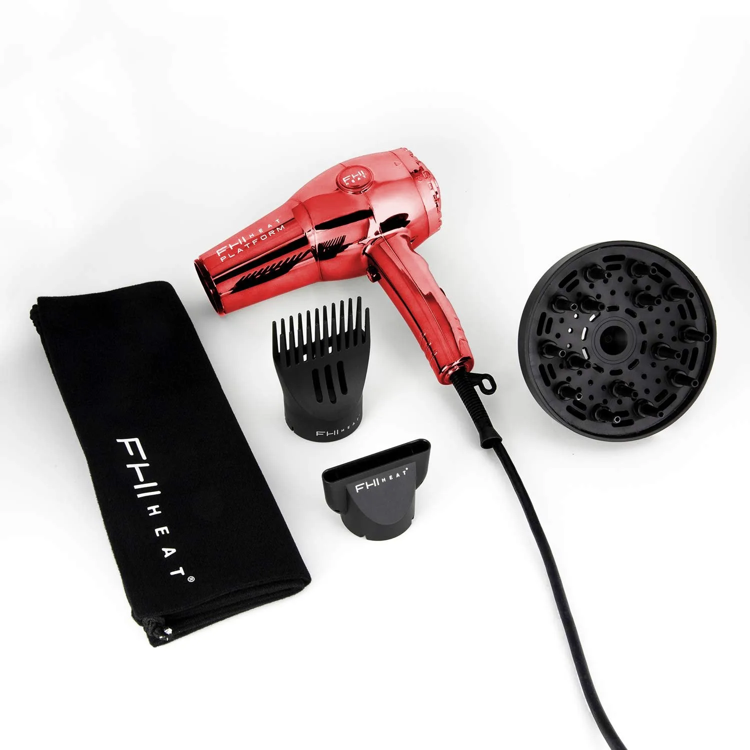 Platform 1900 Nano Lite Pro Hair Dryer: Red Chrome