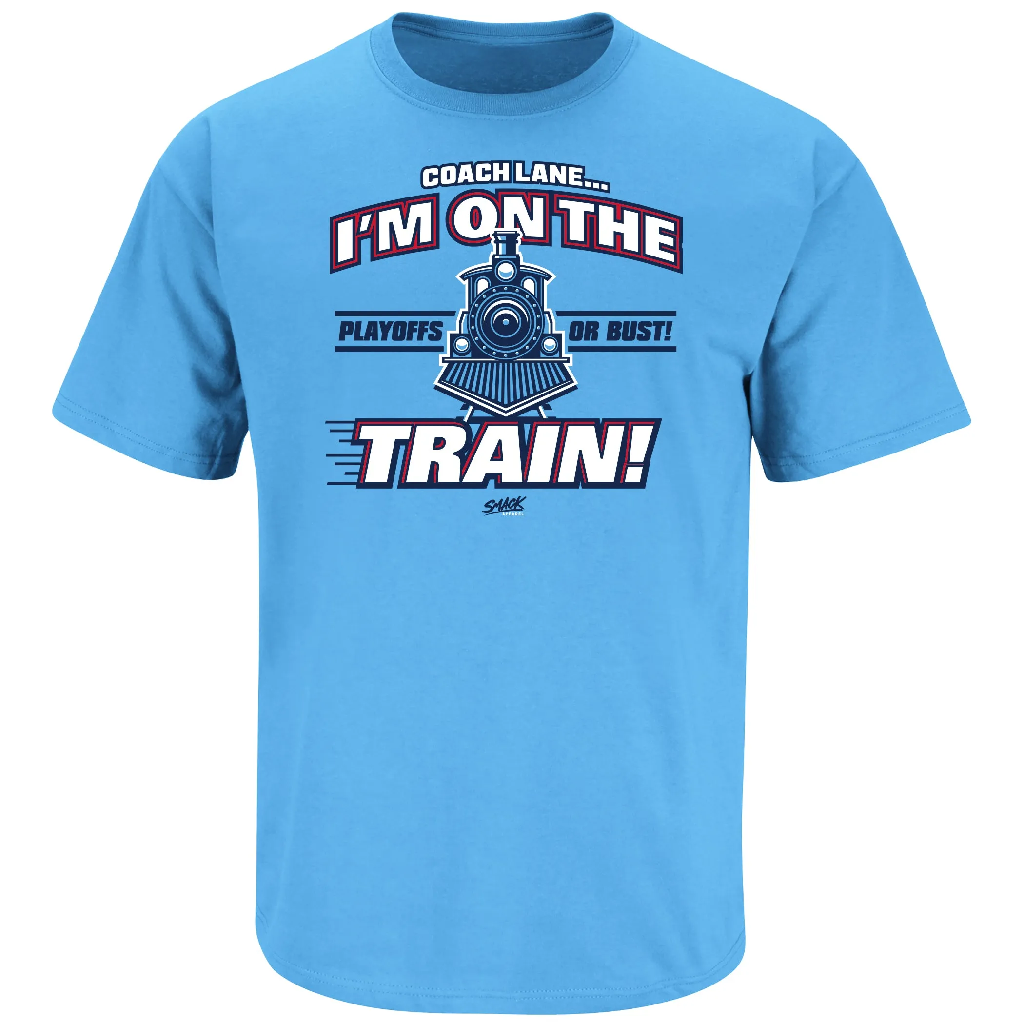 Playoffs Or Bust Train T-Shirt for Ole Miss College Fans (SM-5XL)