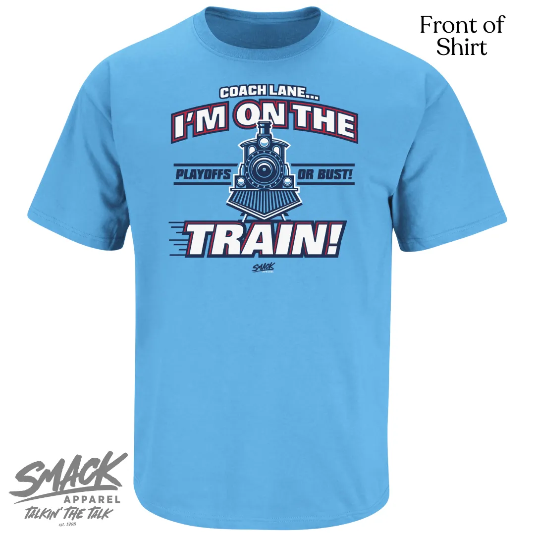 Playoffs Or Bust Train T-Shirt for Ole Miss College Fans (SM-5XL)