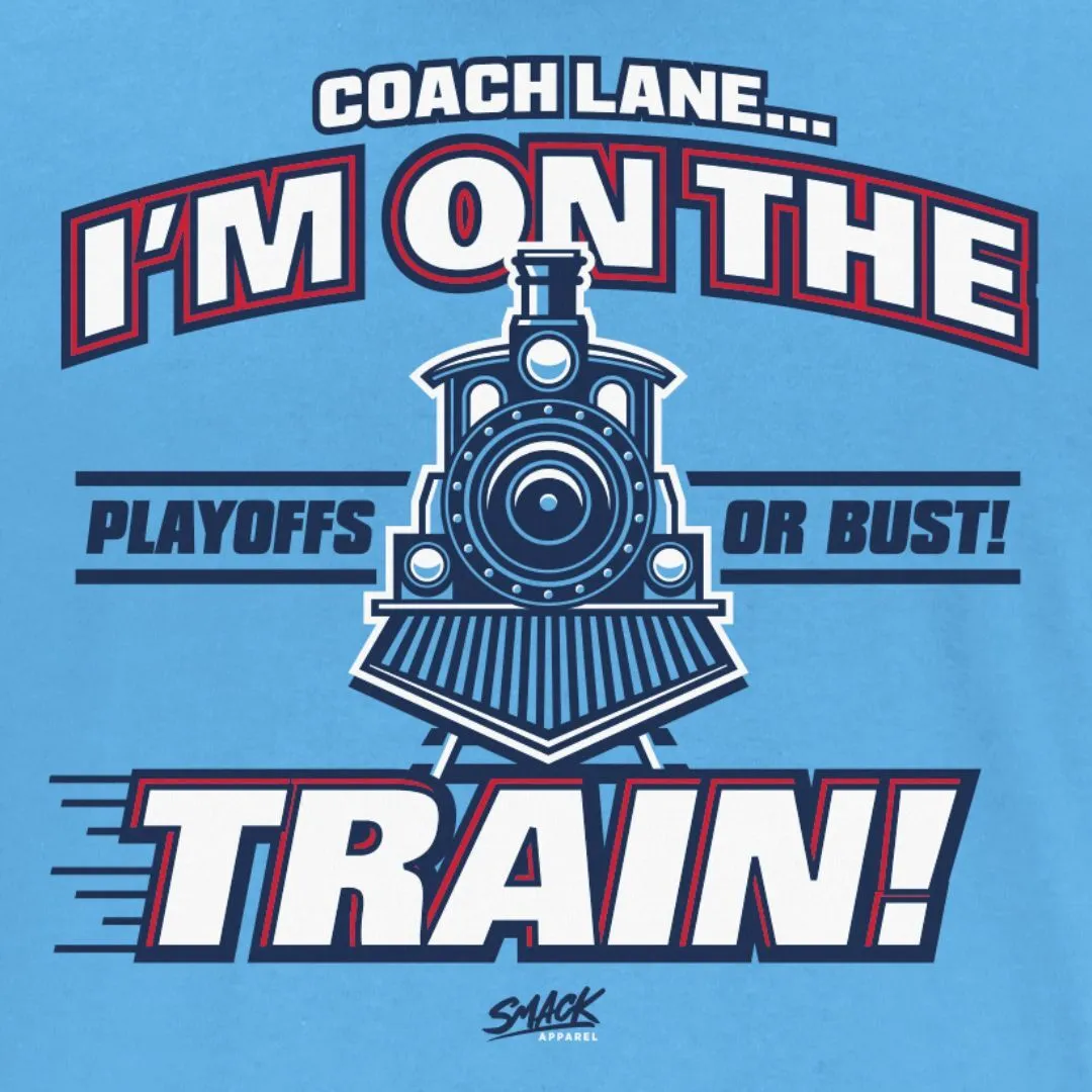 Playoffs Or Bust Train T-Shirt for Ole Miss College Fans (SM-5XL)