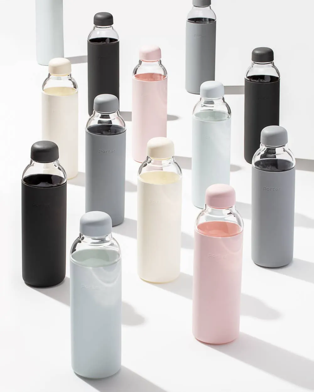 Porter Reusable Glass Water Bottle