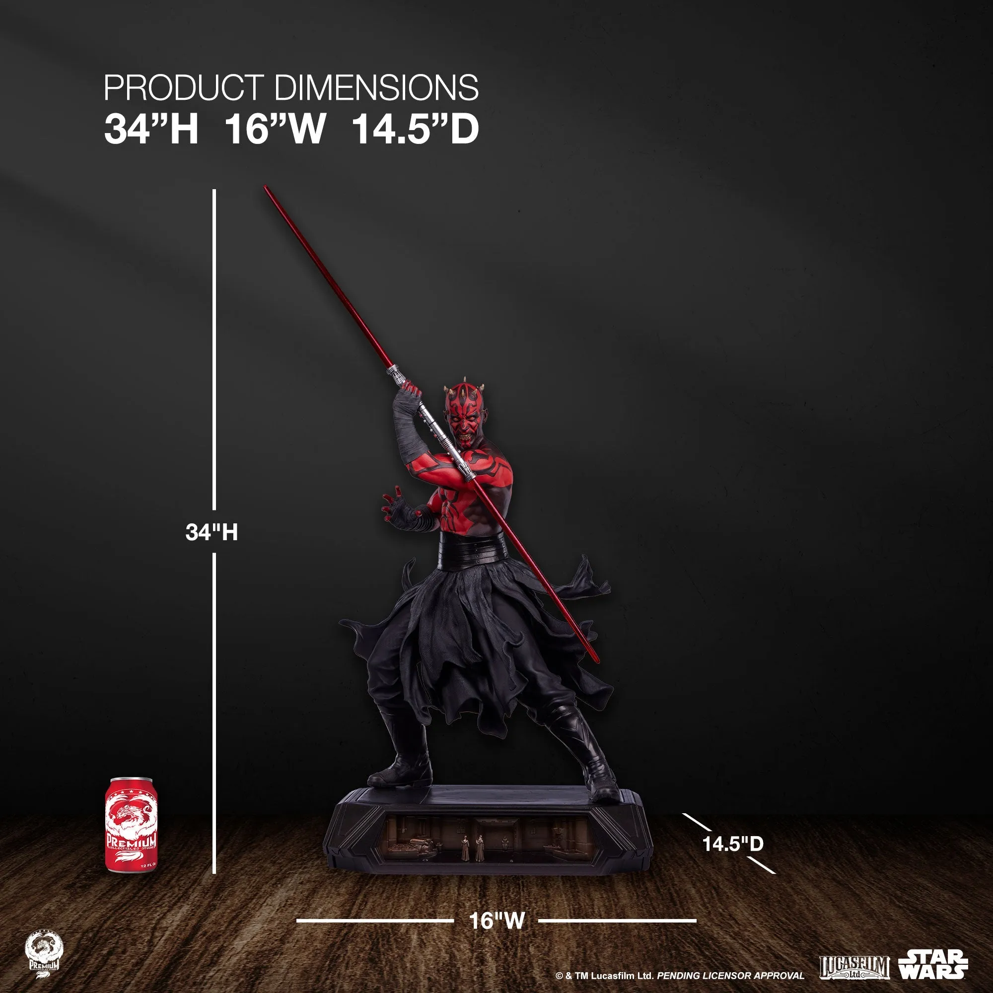 PRE-ORDER: PCS Collectibles Star Wars The Phantom Menace: Darth Maul Deluxe 1:3 Scale Epic Series Statue