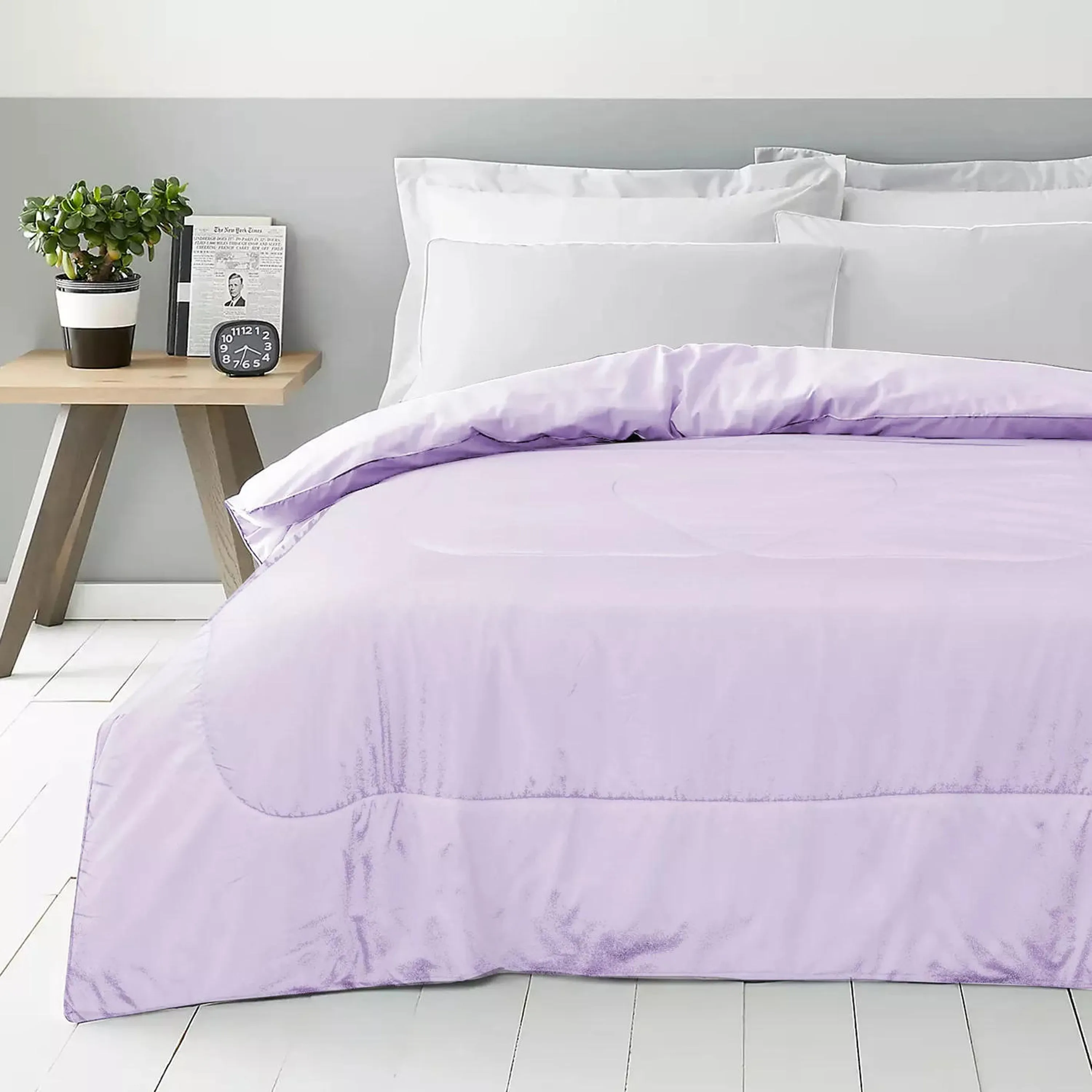 Premium Lilac All Season High quality Super Soft Comforter 1 Piece