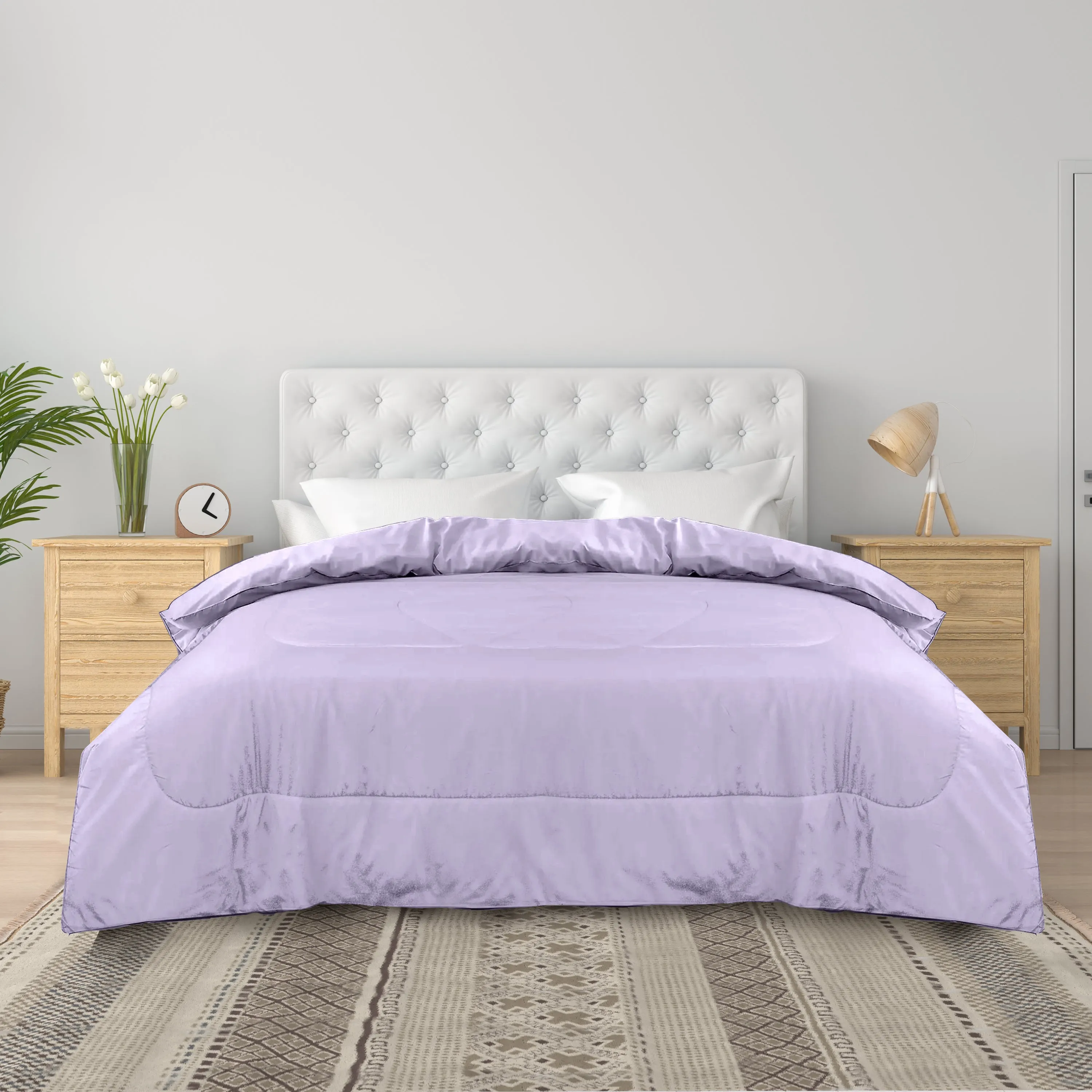 Premium Lilac All Season High quality Super Soft Comforter 1 Piece