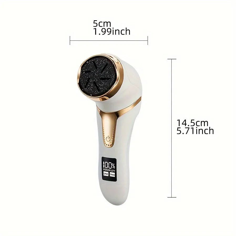 Rechargeable Electric Foot Callus Remover with Vacuum Cleaner