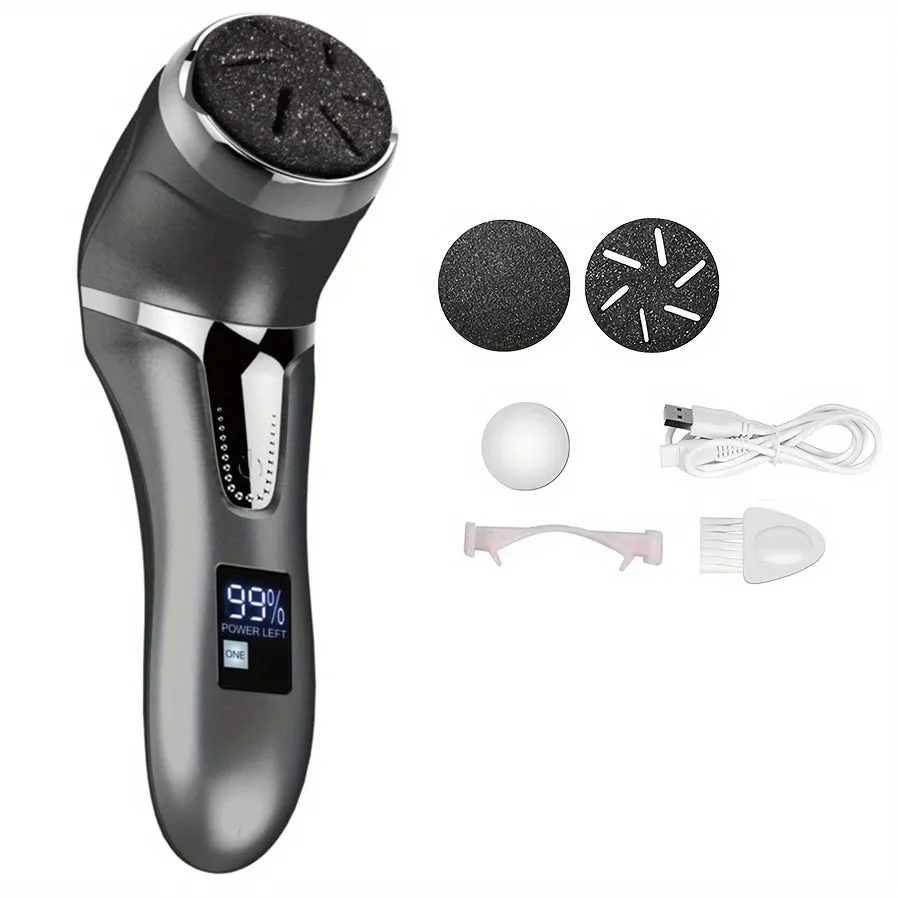 Rechargeable Electric Foot Callus Remover with Vacuum Cleaner